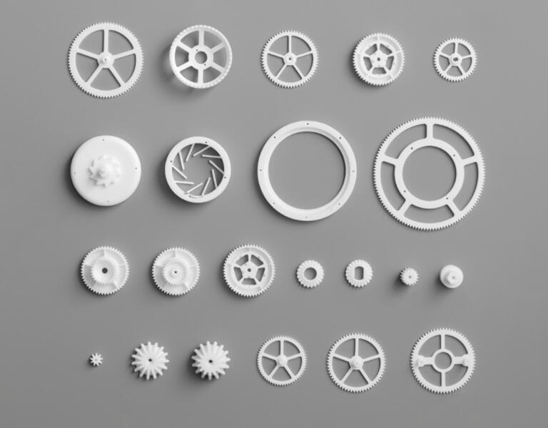 PETG replacement gear components.